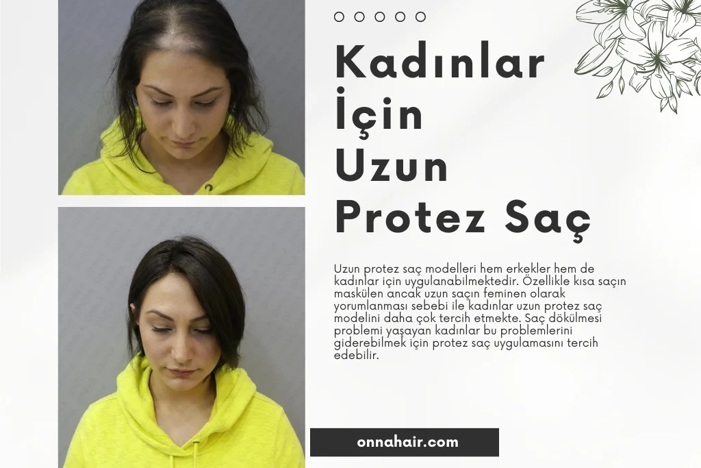 kadınlar için uzun protez saç modelleri