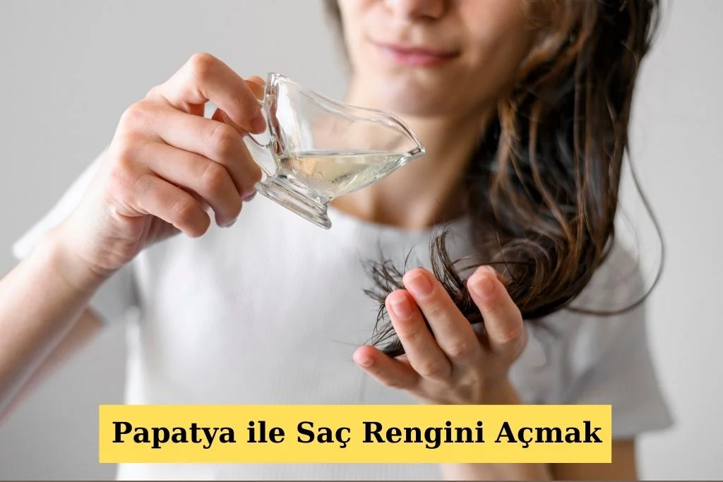 Papatya Ile Saç Rengini Açmak